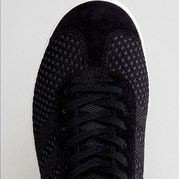 adidas Originals Gazelle Primeknit Trainers Black - Picture 3 of 4